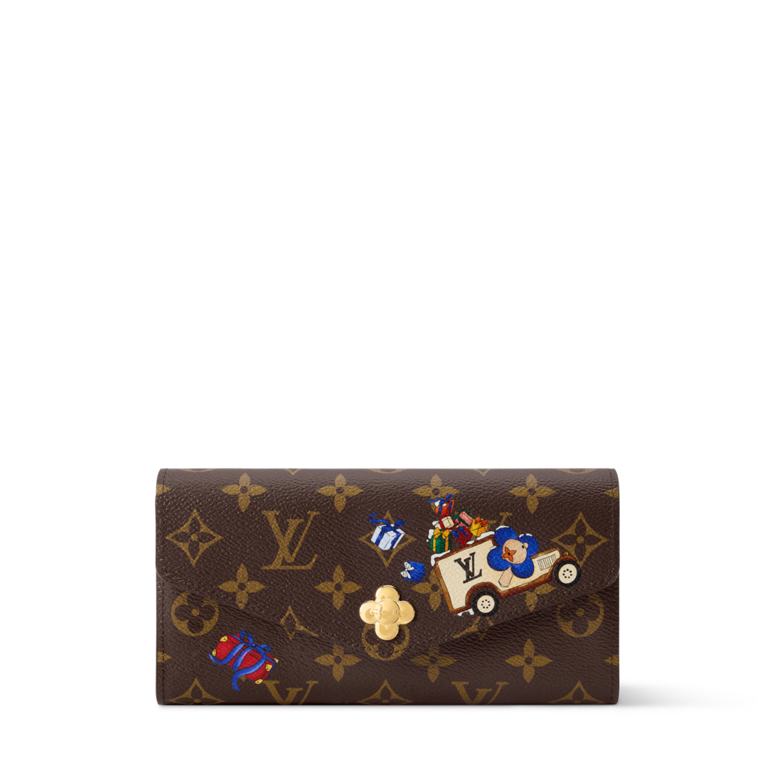 Sarah LOUISVUITTON☆Portefeuille Sarah Goods Leather Small and Wallets All Luxury - Wallet 小物